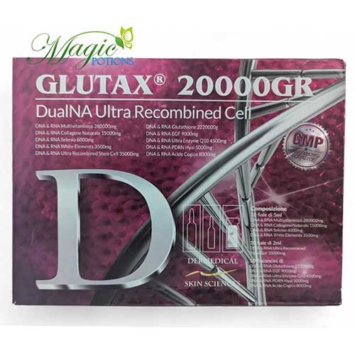 Glutax 20000GR DualNA Ultra Recombined Cell Glutathione Injections