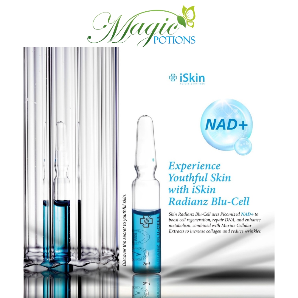 iSkin Radianz Blu Cell With NAD Glutathione Injection