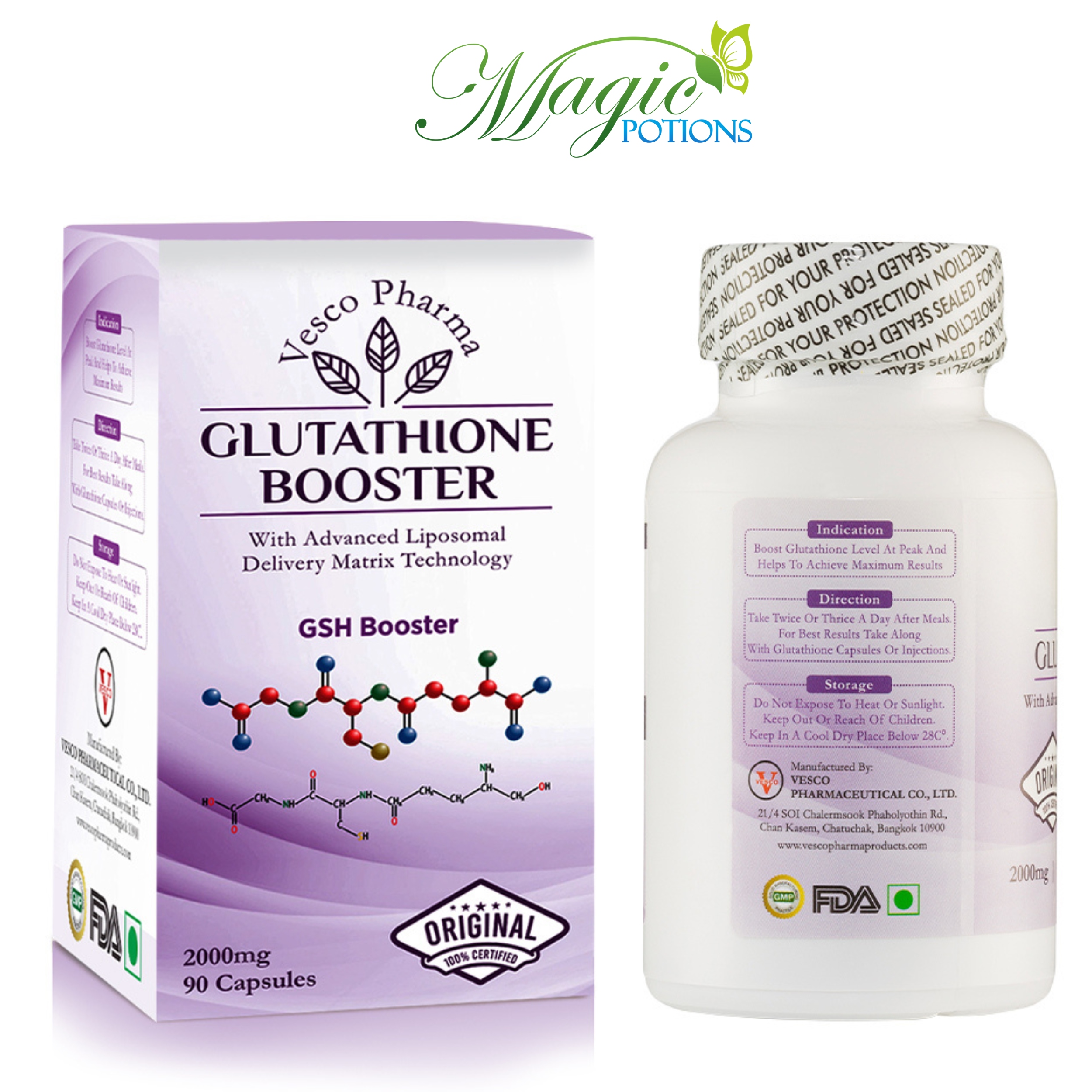 Vesco Pharma Glutathione Booster Capsules