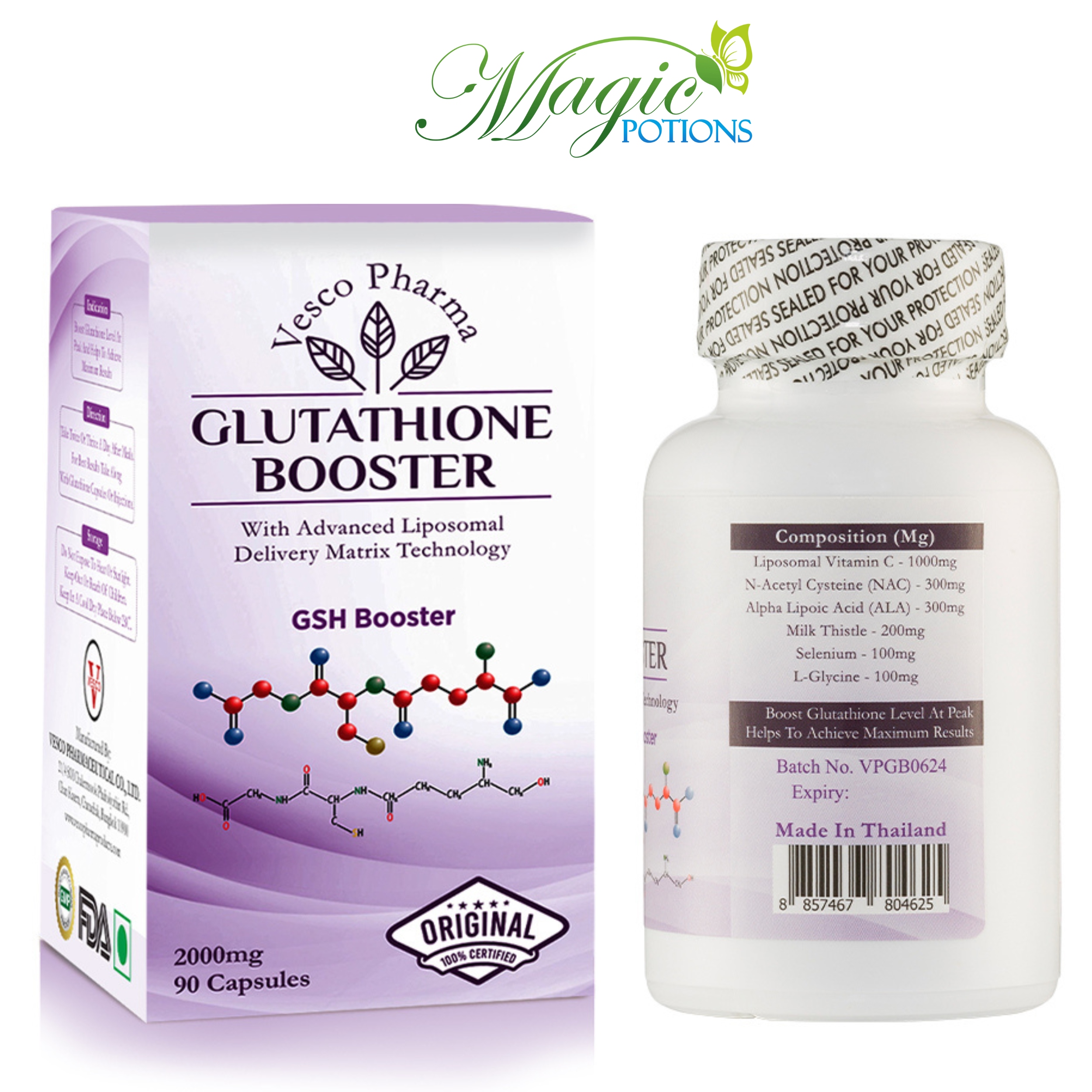 Vesco Pharma Glutathione Booster Capsules