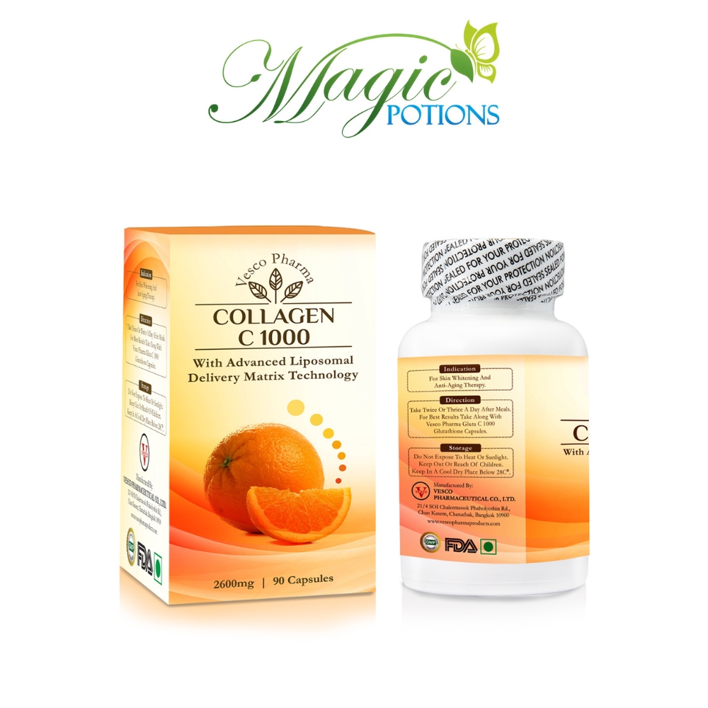 Vesco Pharma Collagen C 1000 Collagen & Vitamin C Capsules