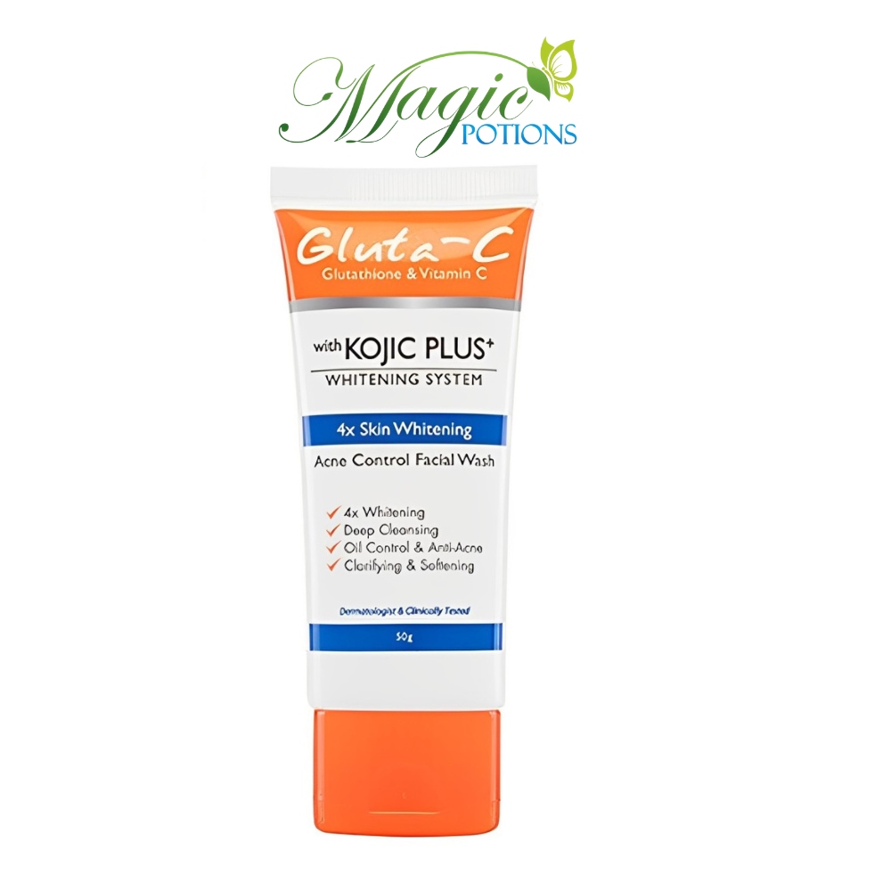 Gluta C Glutathione And Vitamin C With Kojic Plus Acne Control Face Wash