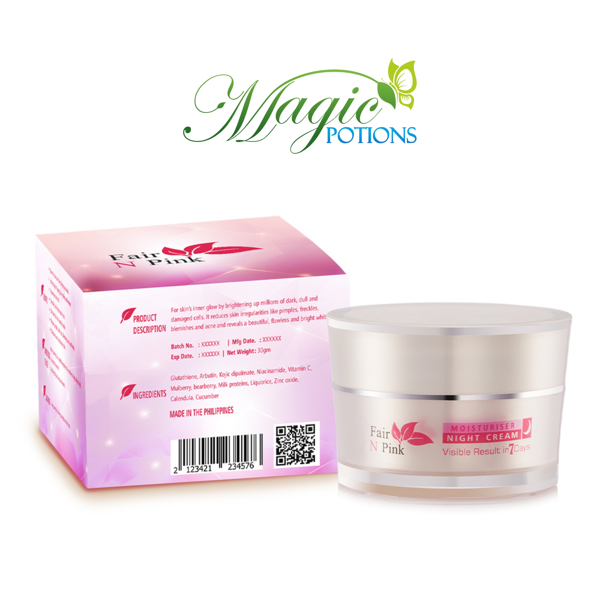 Fair N Pink Skin Whitening Cream