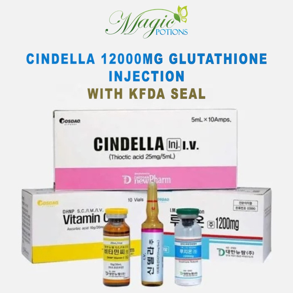 Cindella 1200mg Glutathione Injections with KFDA Seal