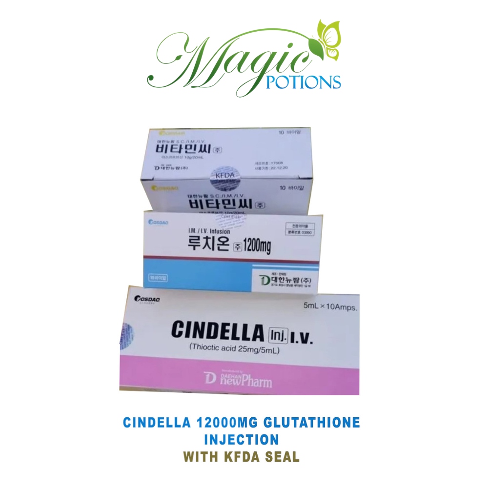 Cindella 1200mg Glutathione Injections with KFDA Seal