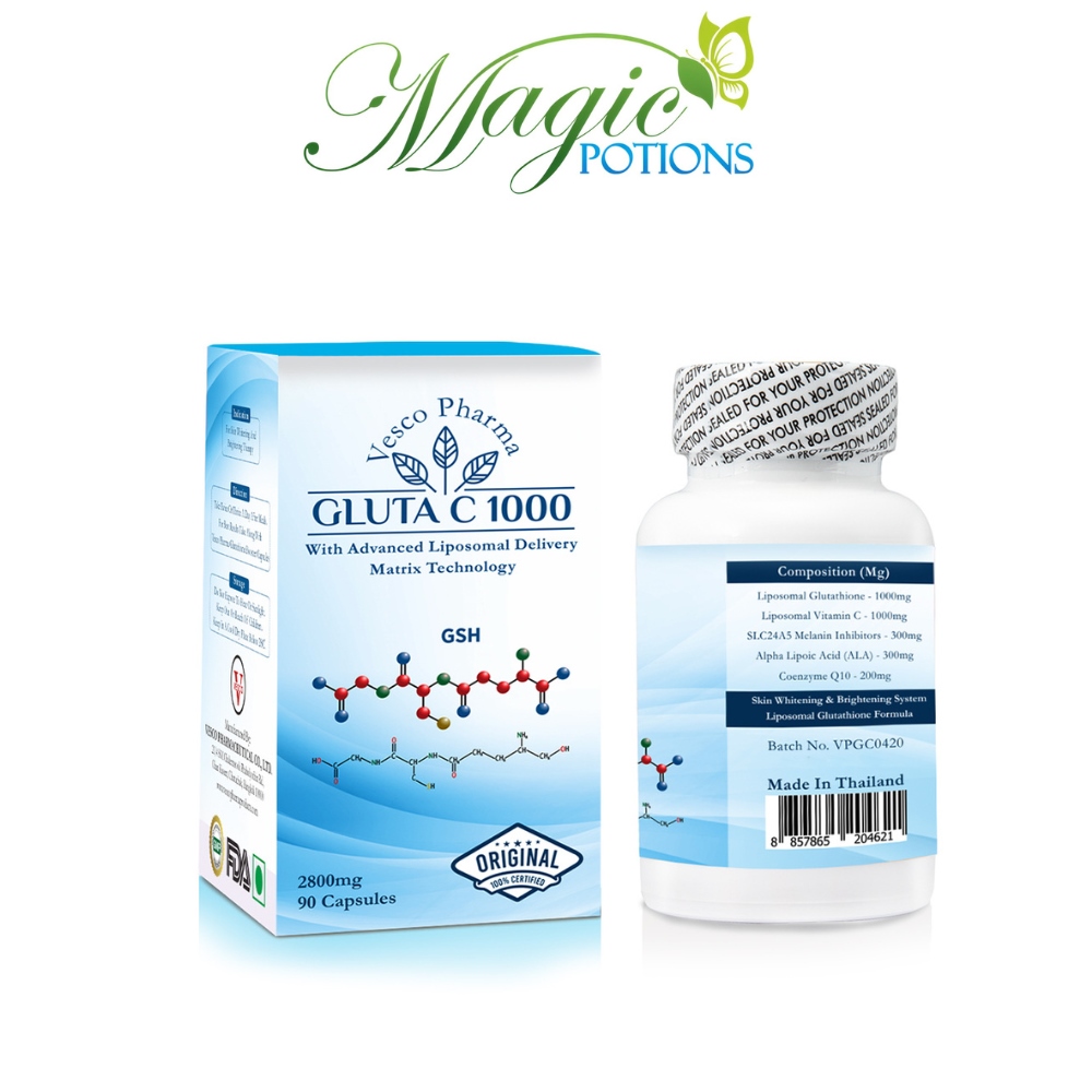 Vesco Pharma Gluta C 1000 Glutathione Capsules